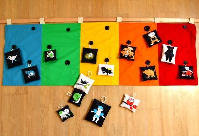 panneau de tri 5 couleurs imagier vagabond bd