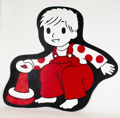 Décors mural bébé joue (83x80 cm)