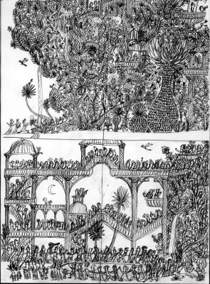 Deux croquis d'illustrations