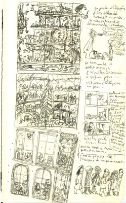 Crayonnés d'illustrations