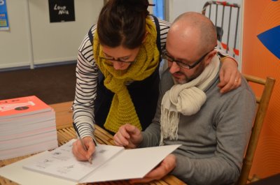 Les auteurs Claire et Damien Gautier vous invitent à découvrir leur travail de graphiste et typographe à travers leur exposition.