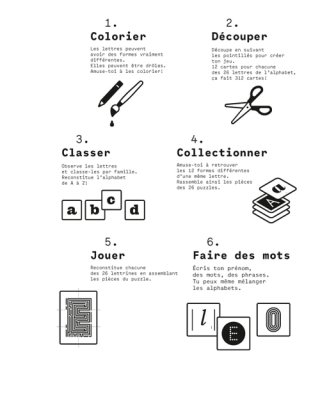 Propositions d'activités du cahier et de l'exposition.