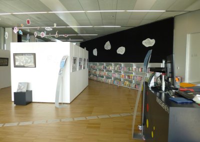 Vue d'ensemble à la Médiathèque Alexis-de-Tocqueville de Caen (14)
