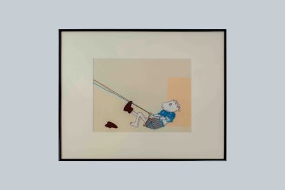 illustration originale de Sabine De Greef encadrée