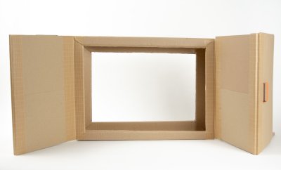 Kamishibaï butaï (130x33x25 cm) ouvert