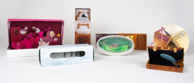Toutes les boîtes en carton réalisées par Sabine De Greef