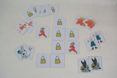 Jeu de mémory constitué de 24 cartes