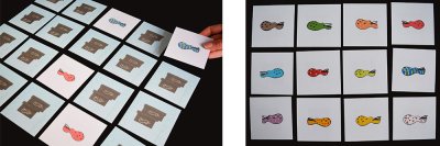 Jeu de memory à partir de l'histoire de "Croquillon".