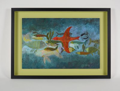 "Danse sous-marine" - Illustration originale