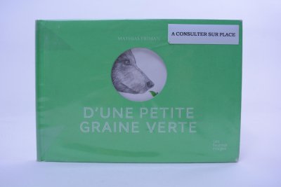 Album "D'une petite graine verte" écrit et illustré par Mathias Friman aux éditions Les fourmis rouges