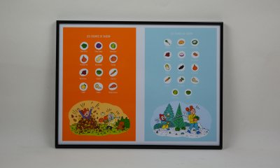 Cadre "Légumes de saisons"