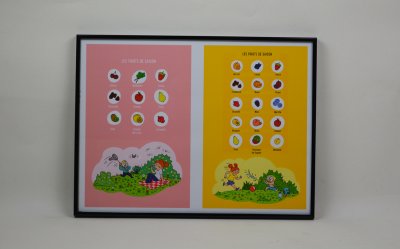 Cadre "Fruits de saisons"