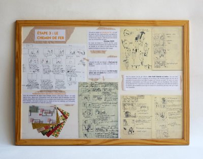 Le chemin de fer de l'album "C'est pas ma faute !".