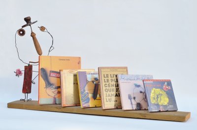 Porte-album avec les livres