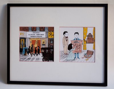 Tirages des illustrations "Spectacle" et "Harlem".
