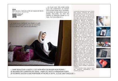 Tirage photographique Fine-art encadré de Asia - Sa chambre est dans le quartier Val-Notre-Dame à Argenteuil (95) - Dimensions (Lxh) : 60x40cm
