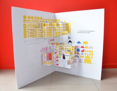 Reproduction du Pop Up "Boulangerie" en grand format - 117x75cm (Lxh)