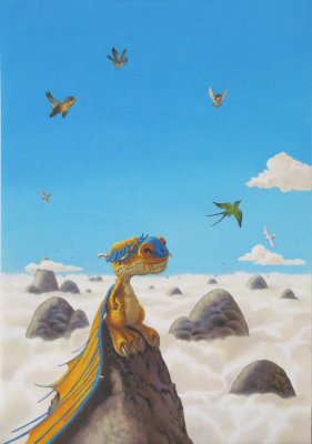 Couverture de l'album intitulé "Charles à l'école des dragons" publié aux éditions Seuil Jeunesse