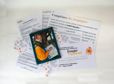 Eléments de signalétique à patafixer dans l'exposition