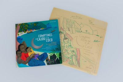 album et le crayonné correspondant