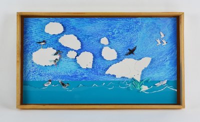 "Les nuages tombent dans l'eau"