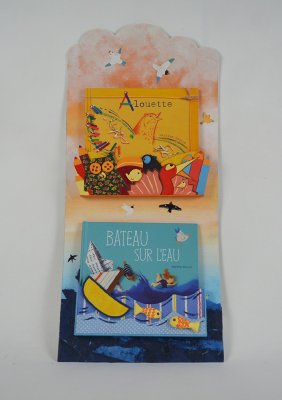 Porte-album avec les deux livres