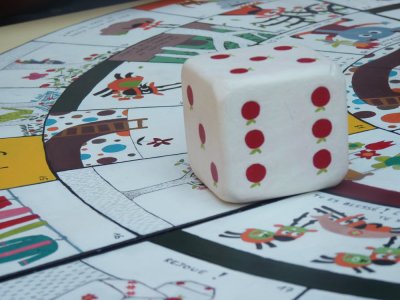 Éléments du jeu de l'Oie.