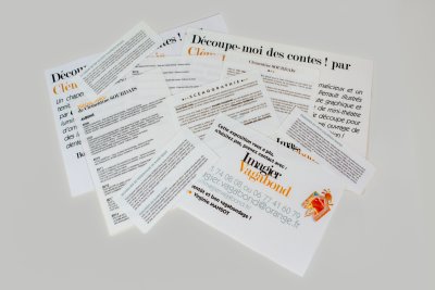 éléments de signalétique à patafixer dans l'exposition