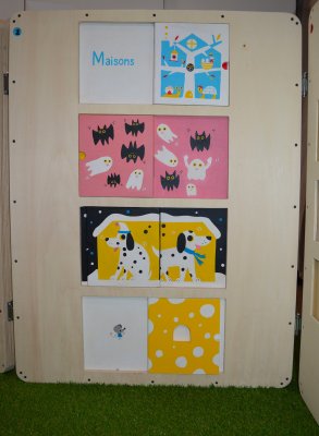 Panneau de l'album "Maisons"