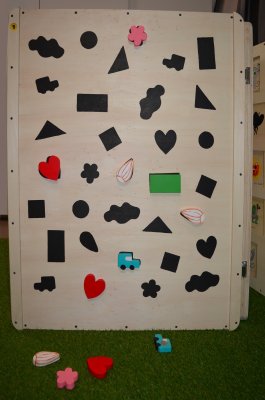 Panneau de jeu sur les formes