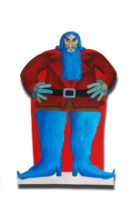 Décor sur pied de barbe-bleue