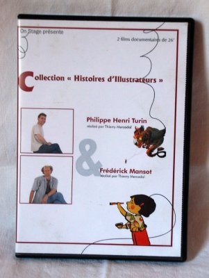 DVD documentaire sur le travail de l'illustrateur Philippe-Henri Turin