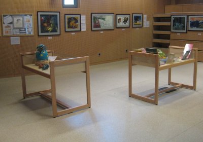 Exemple de présentation de l'exposition - Médiathèque de Francheville (69)