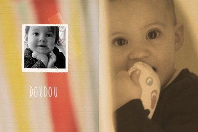 "Doudou"&hellip; Mmmh ! Je le serre fort contre moi.