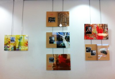 Mise en place de l'exposition - M&eacute;diath&egrave;que de La Part-Dieu &agrave; Lyon (69)