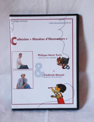 DVD présentant une interview de l'illustrateur parlant de ses techniques de travail