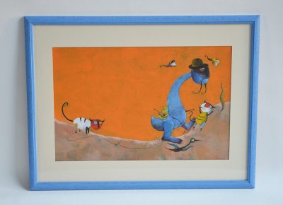 "Une nouvelle vie pour le Tamafumoir" - Illustration tirée de l'album "La magissorcière et le Tamafumoir" écrit par Hélène Kerillis et illustré par Vanessa Hié, publié aux Éditions Élan vert.