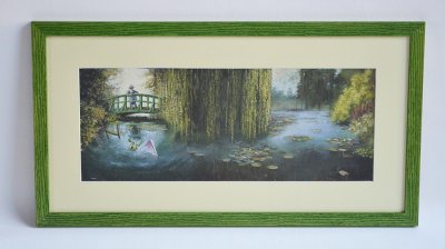 "Plouf, dans l'eau" - Illustration de Stéphane Girel tirée de l'album "Où est passée la rainette?", publié aux Éditions Élan vert.