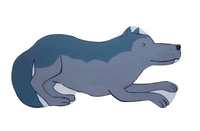Décor de personnage: Le loup de Gubio - Élément de scénographie