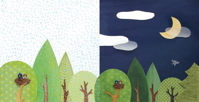 "Les amis s'ennuient…" illustration originale de Coralie Saudo.