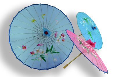 Ombrelles chinoises en bambou