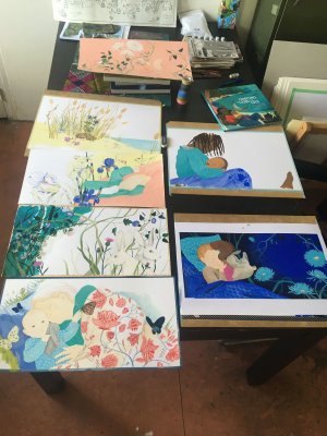 Six planches d'illustrations prêtes à être encadrées !