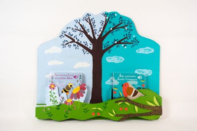 Porte-album des livres sonores (Lxlxh) 60x53x3 cm