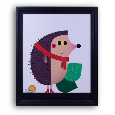 Illustration "Drôles de piques" - ex-libris de l'album "Cric-croc !"