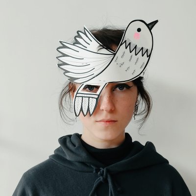 atelier masque d'oiseau