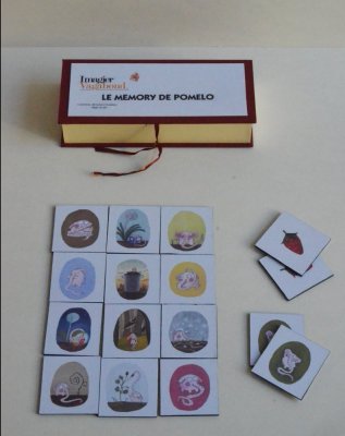 Le Memory de Pomelo - Jeu à poser sur une table, à hauteur d'enfant