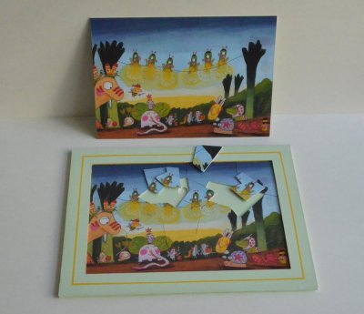 Puzzle avec des niveaux de difficultés adaptables suivant l'âge des enfants.