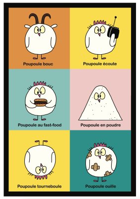 Dibond-1-"Tout sur ma poule".