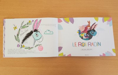 Page de d&eacute;dicace faite par l'illustratrice Marl&egrave;ne Verglas &agrave; l'attention de Marie-Ana&iuml;s.
